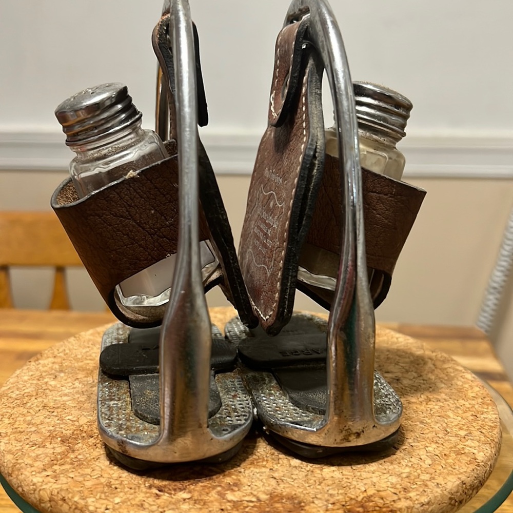 Bet they don’t have one of these! The Tipsy Gypsy western condiment holder.